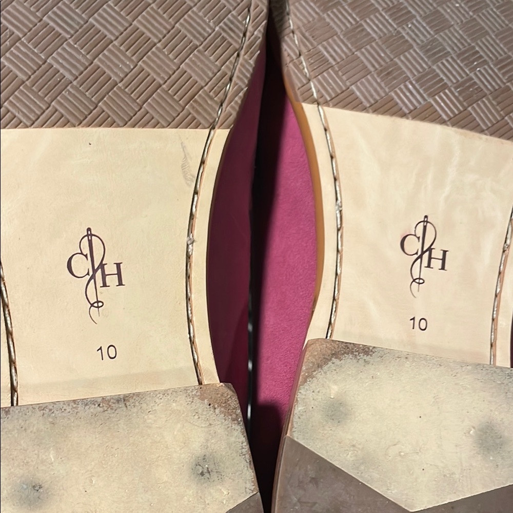 Cole Haan Pink Suede Penny Loafers Flats - Picture 4 of 5